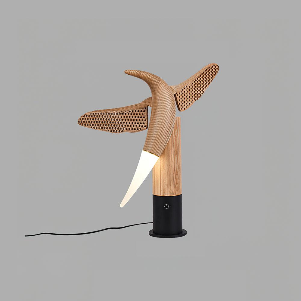 Joanne Contemporary Wood Table Lamp - Blowlighting