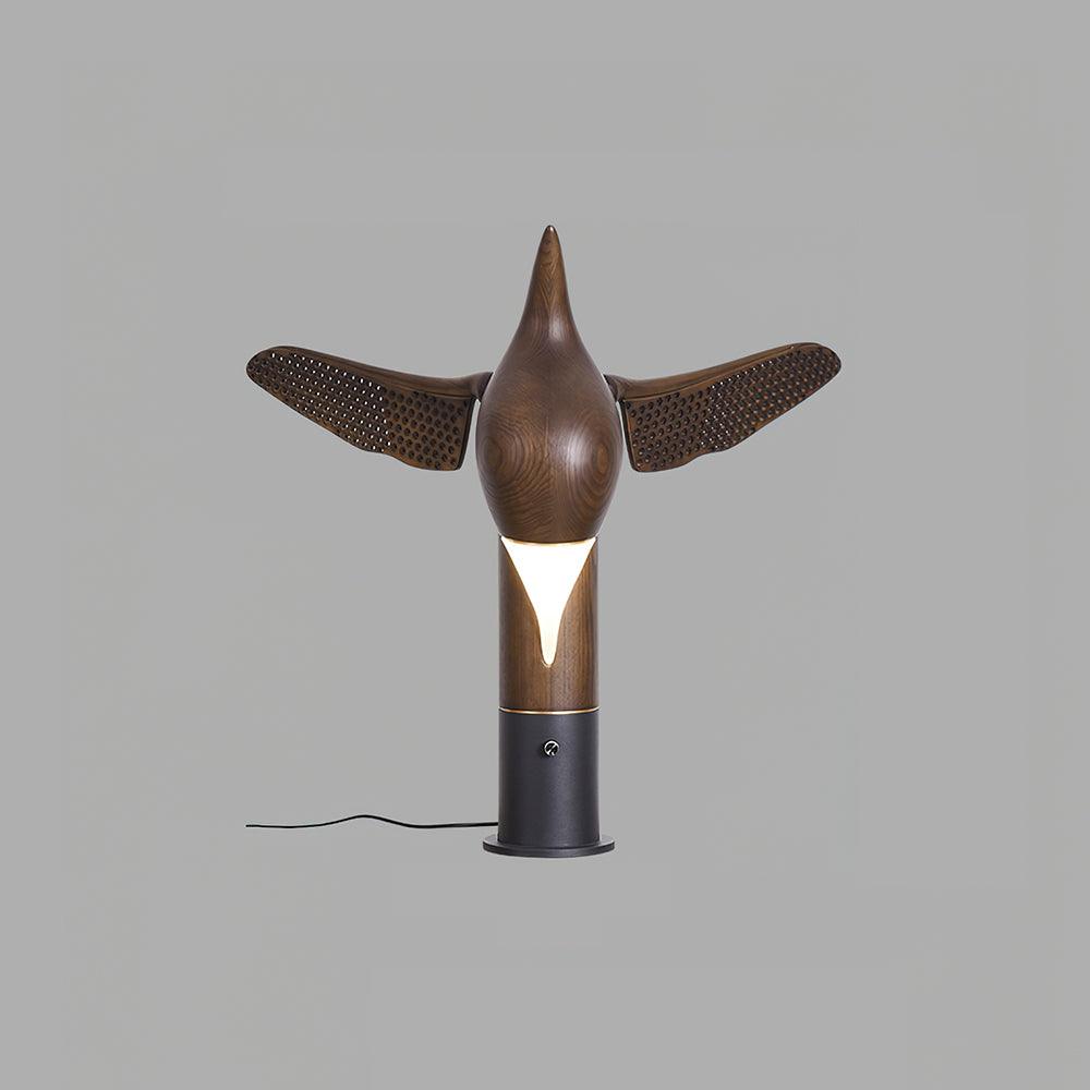 Joanne Contemporary Wood Table Lamp - Blowlighting
