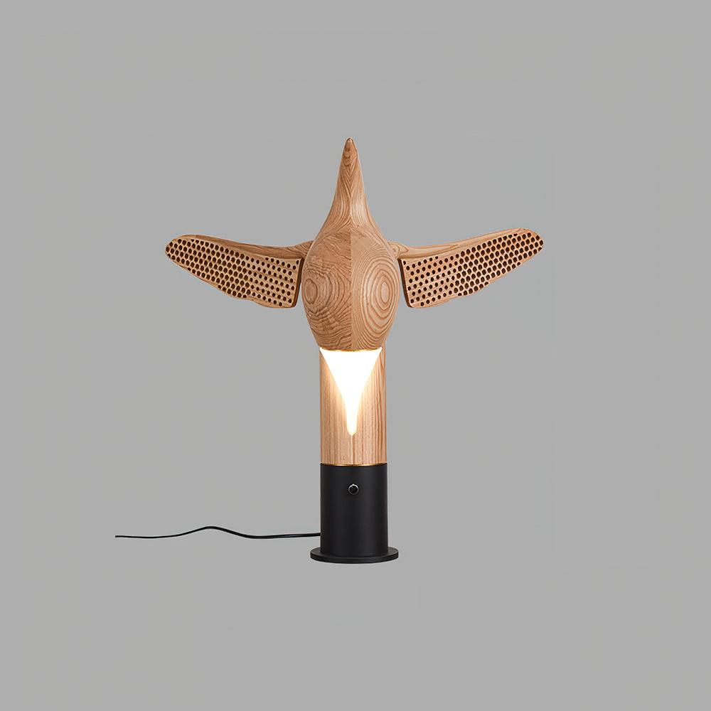 Joanne Contemporary Wood Table Lamp - Blowlighting