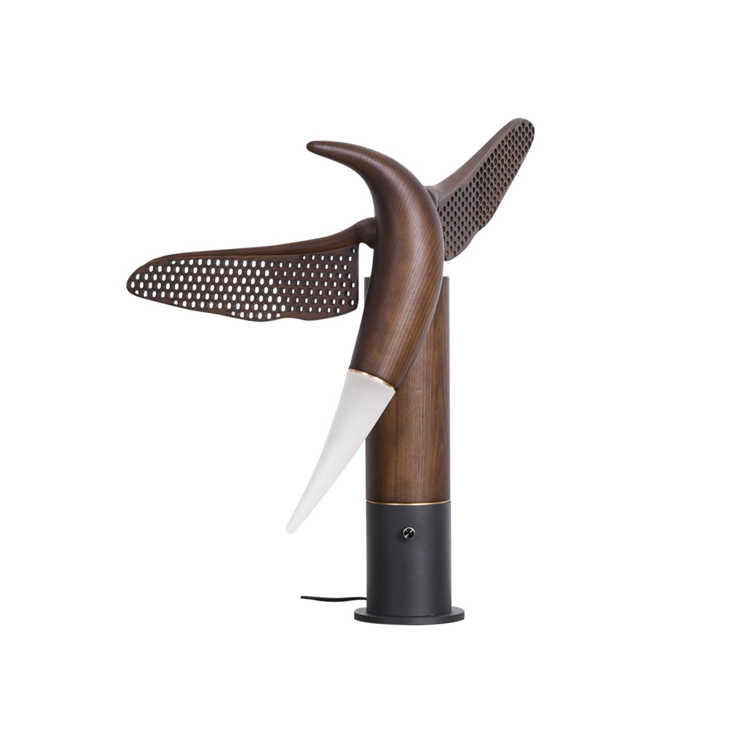 Joanne Contemporary Wood Table Lamp - Blowlighting