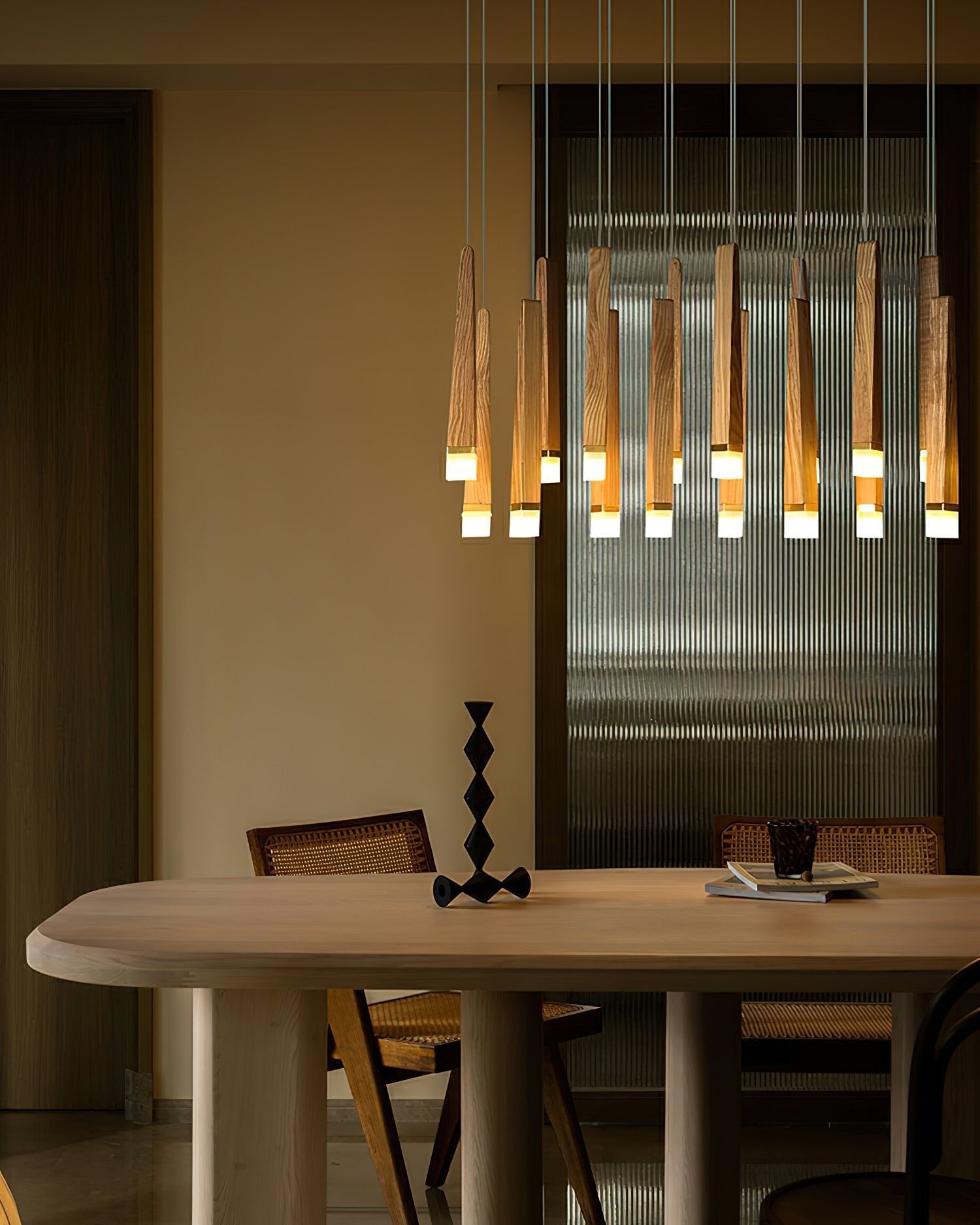 Armarila Firewood Stick Wood Chandelier - Blowlighting