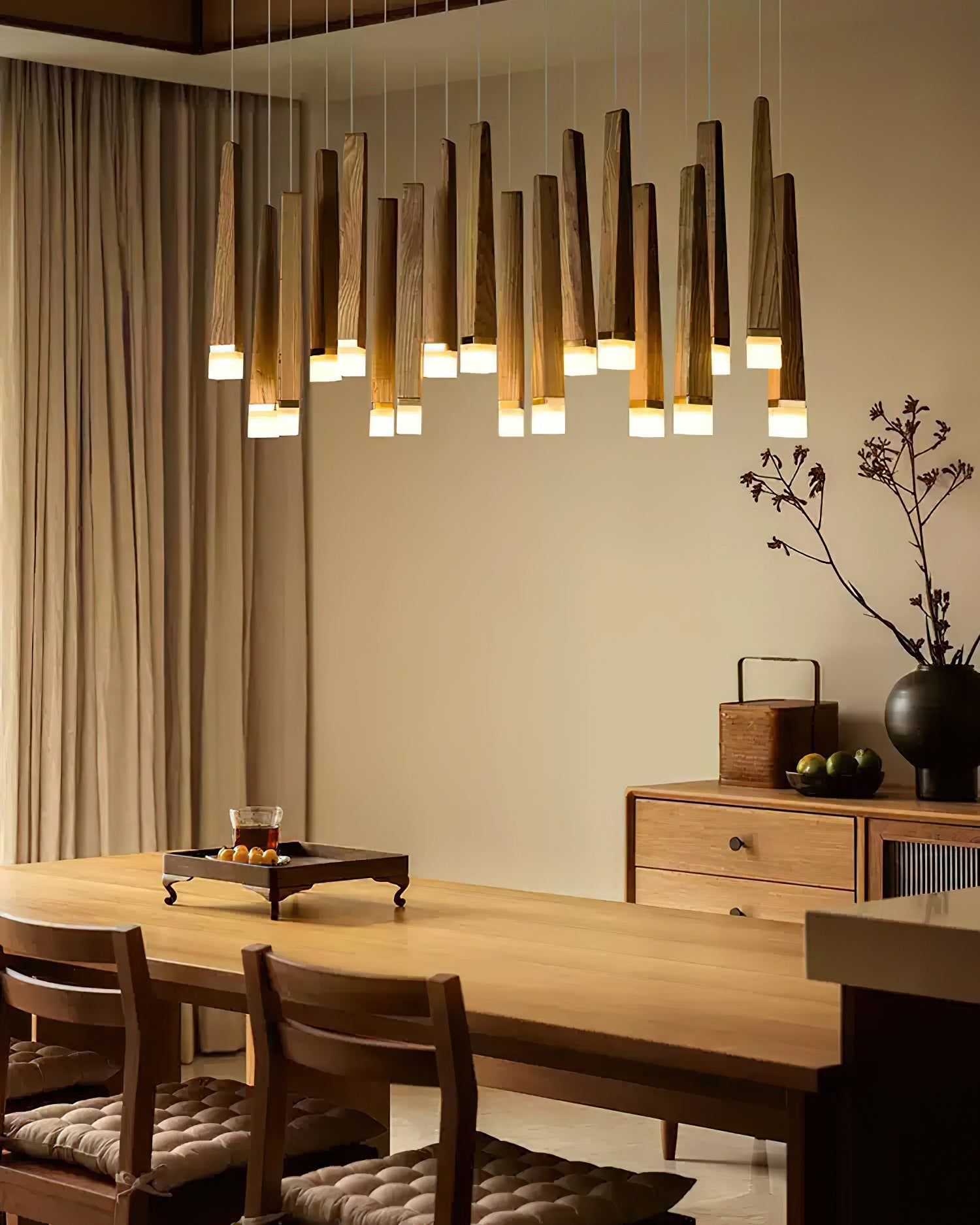 Armarila Firewood Stick Wood Chandelier - Blowlighting