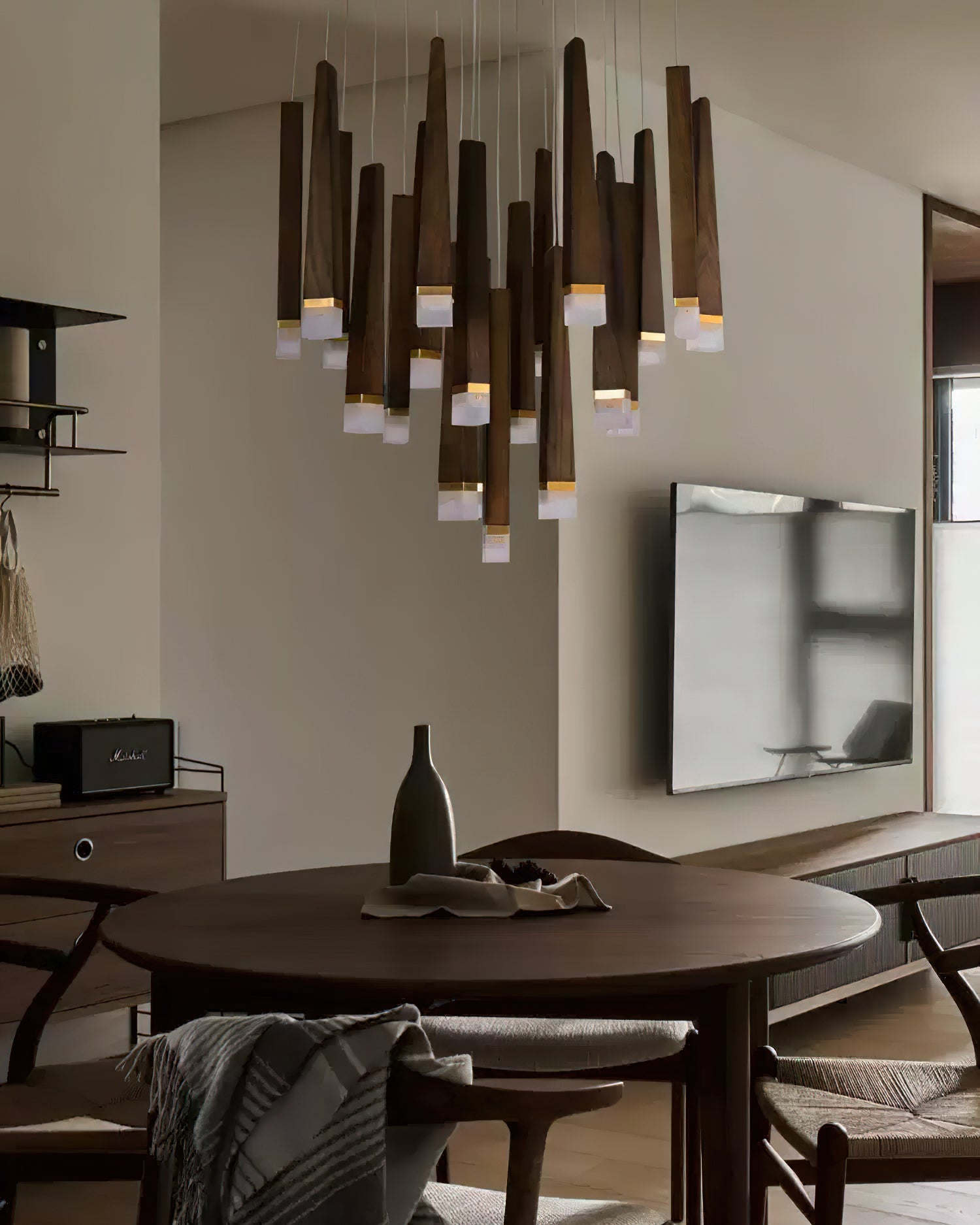 Armarila Firewood Stick Wood Chandelier - Blowlighting