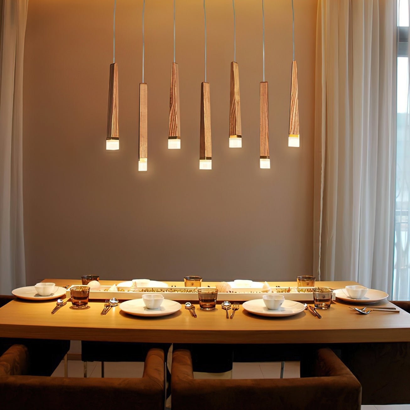 Armarila Firewood Stick Wood Chandelier - Blowlighting