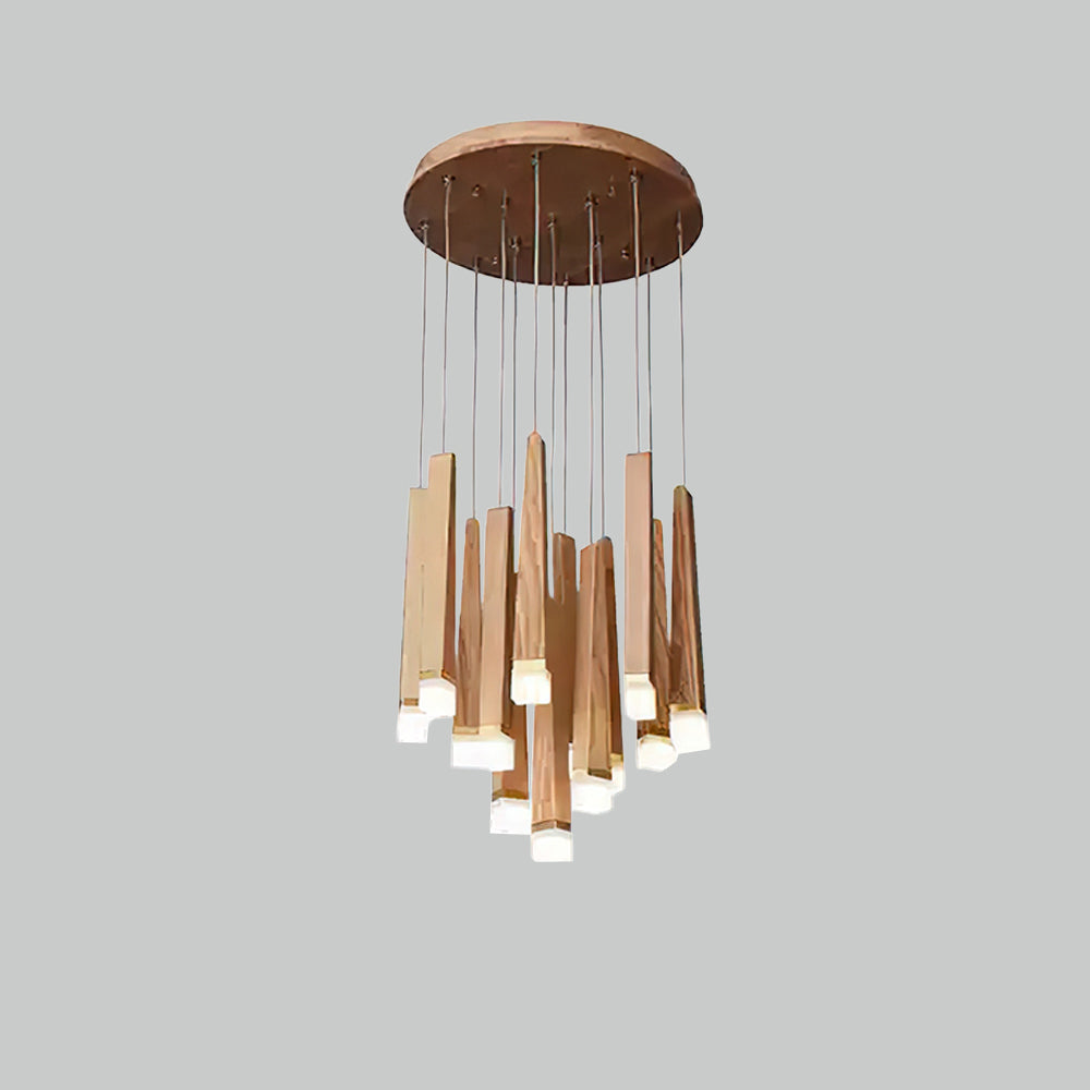 Armarila Firewood Stick Wood Chandelier - Blowlighting
