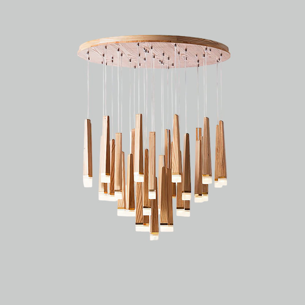 Armarila Firewood Stick Wood Chandelier - Blowlighting