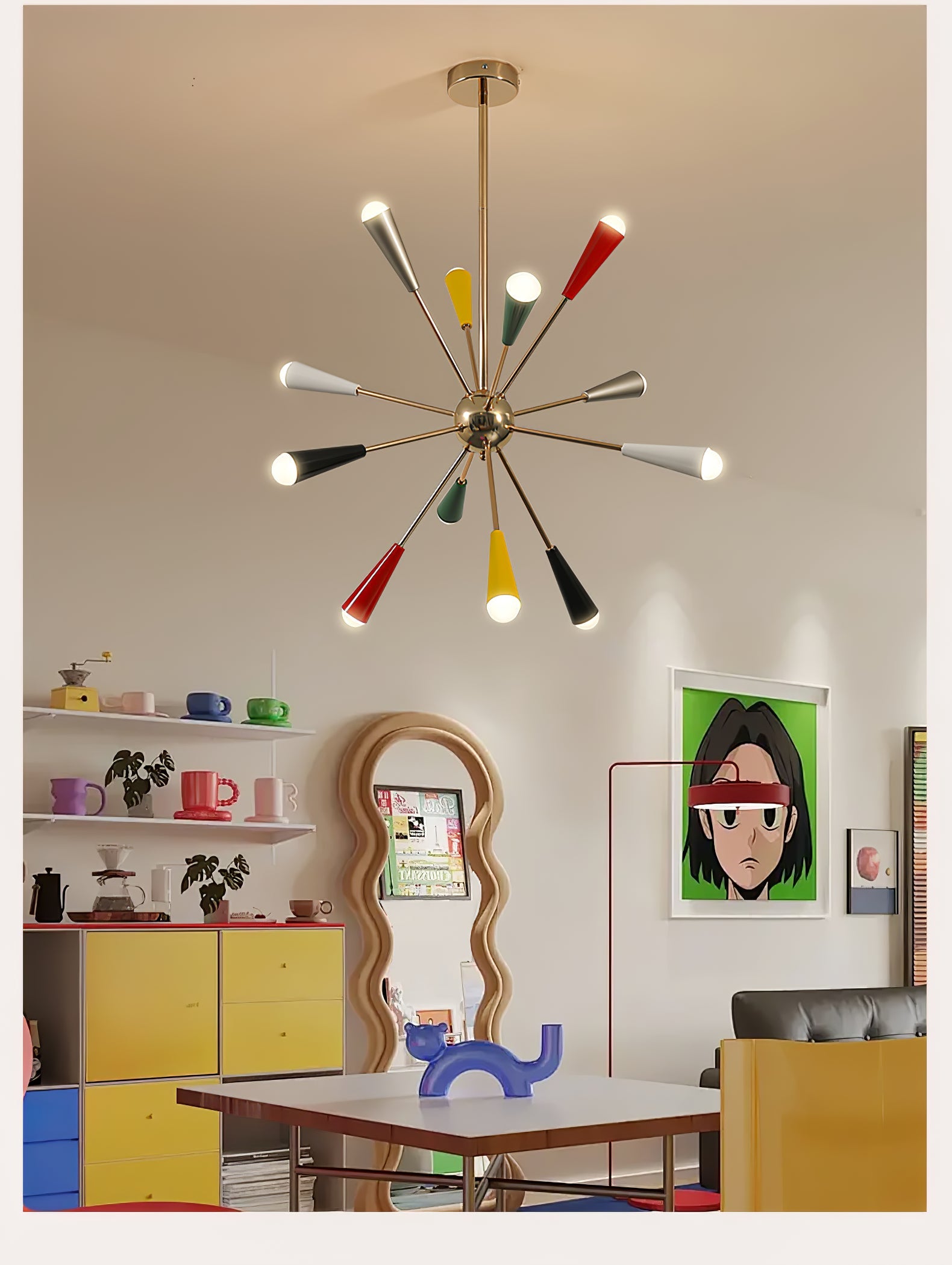 Firework Pop Chandelier - Blowlighting