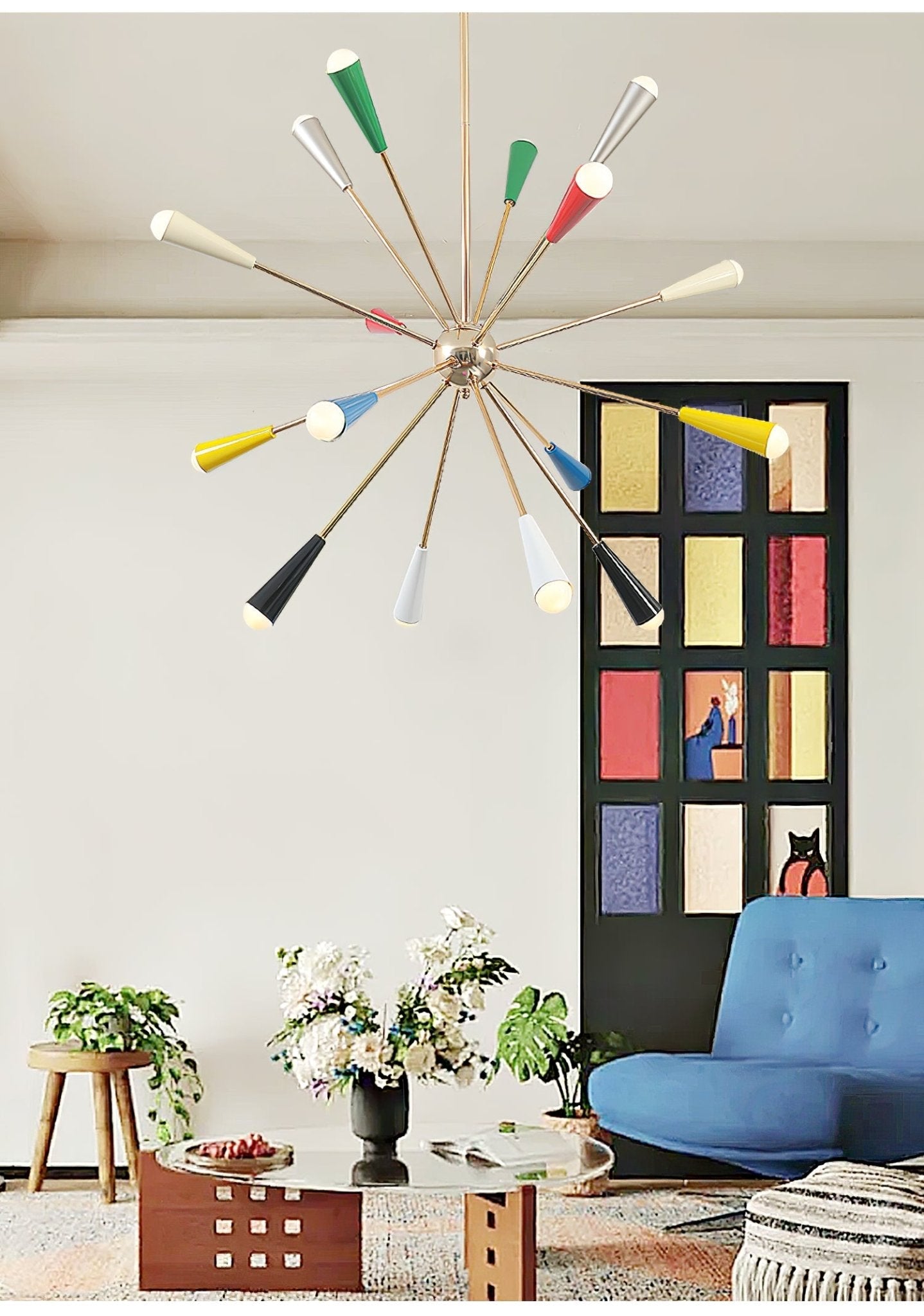 Firework Pop Chandelier - Blowlighting