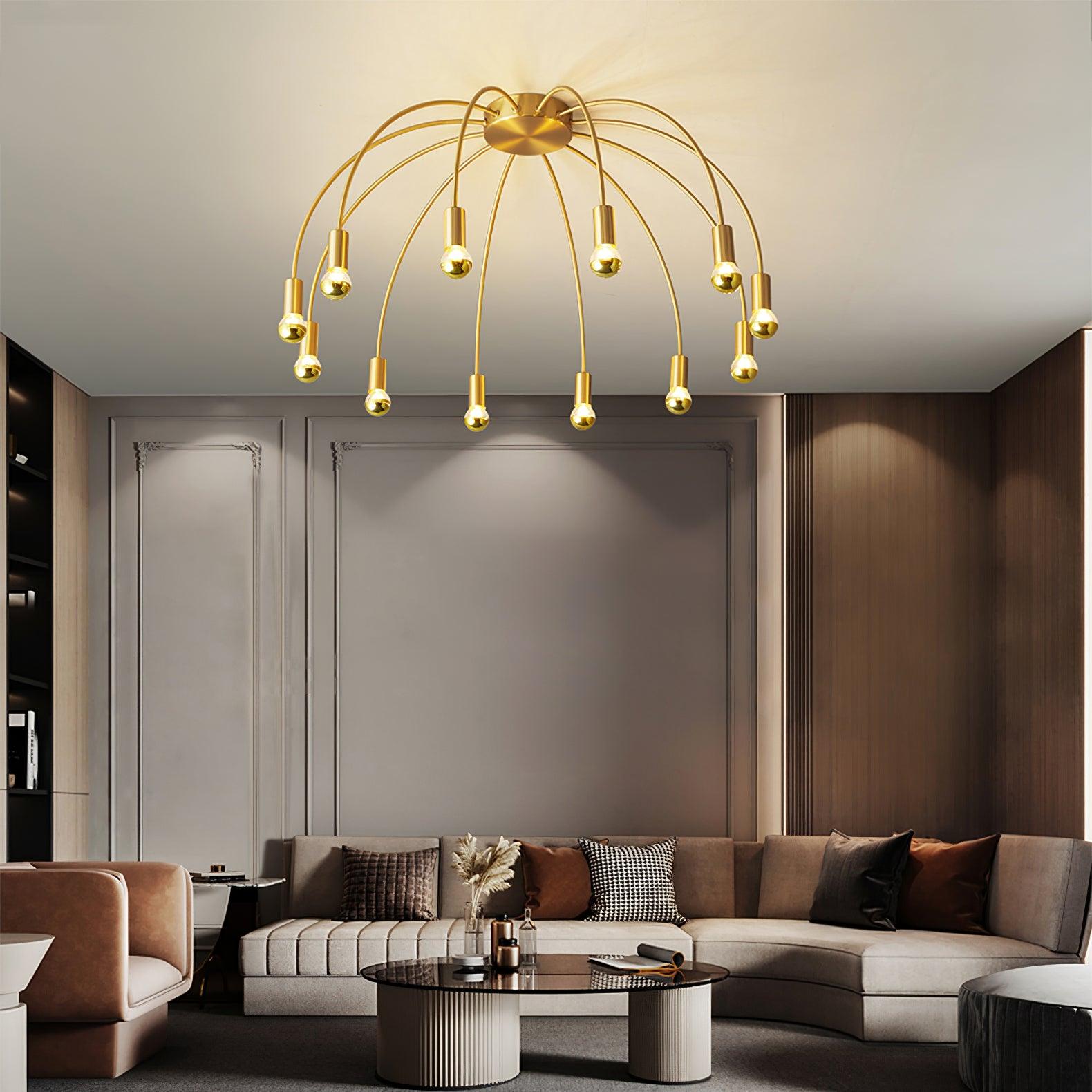 Sage Luxury Glass Ceiling Lamp - Blowlighting