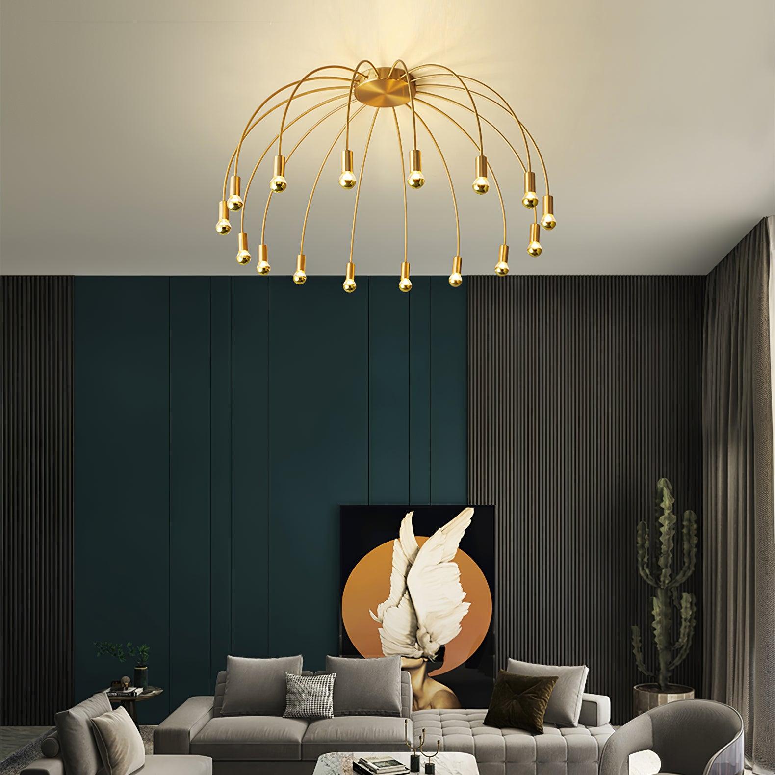 Sage Luxury Glass Ceiling Lamp - Blowlighting