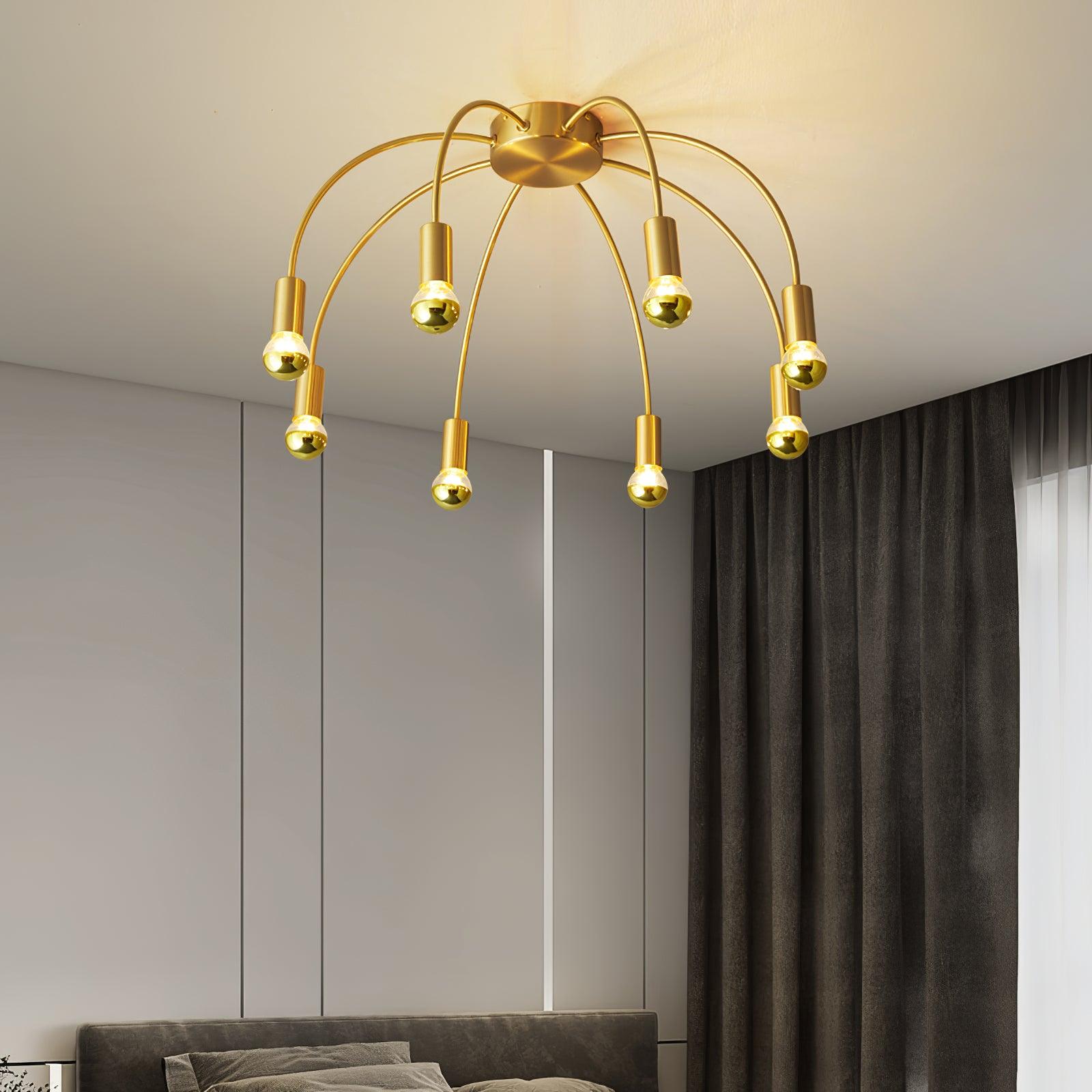 Sage Luxury Glass Ceiling Lamp - Blowlighting
