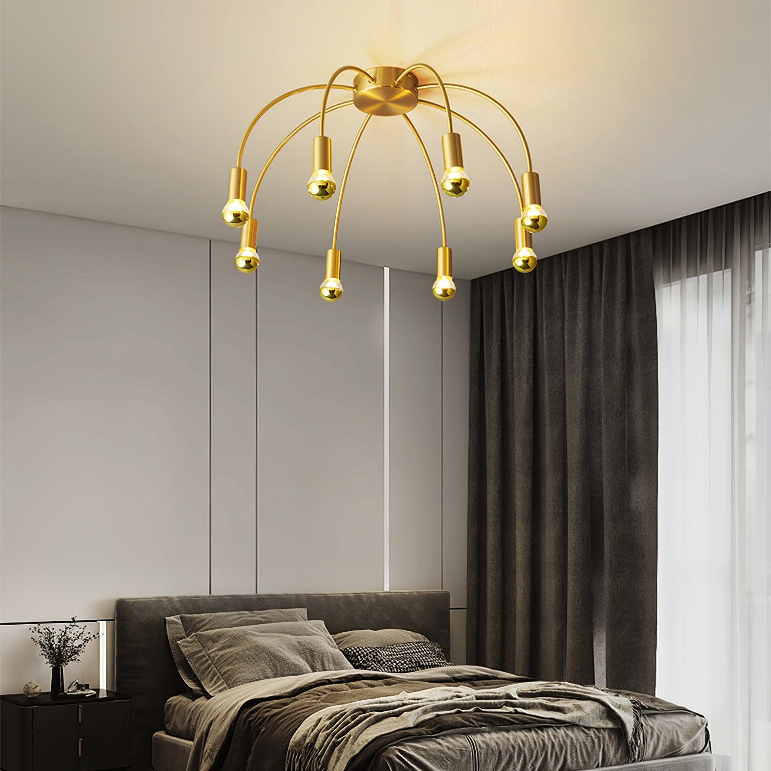 Sage Luxury Glass Ceiling Lamp - Blowlighting
