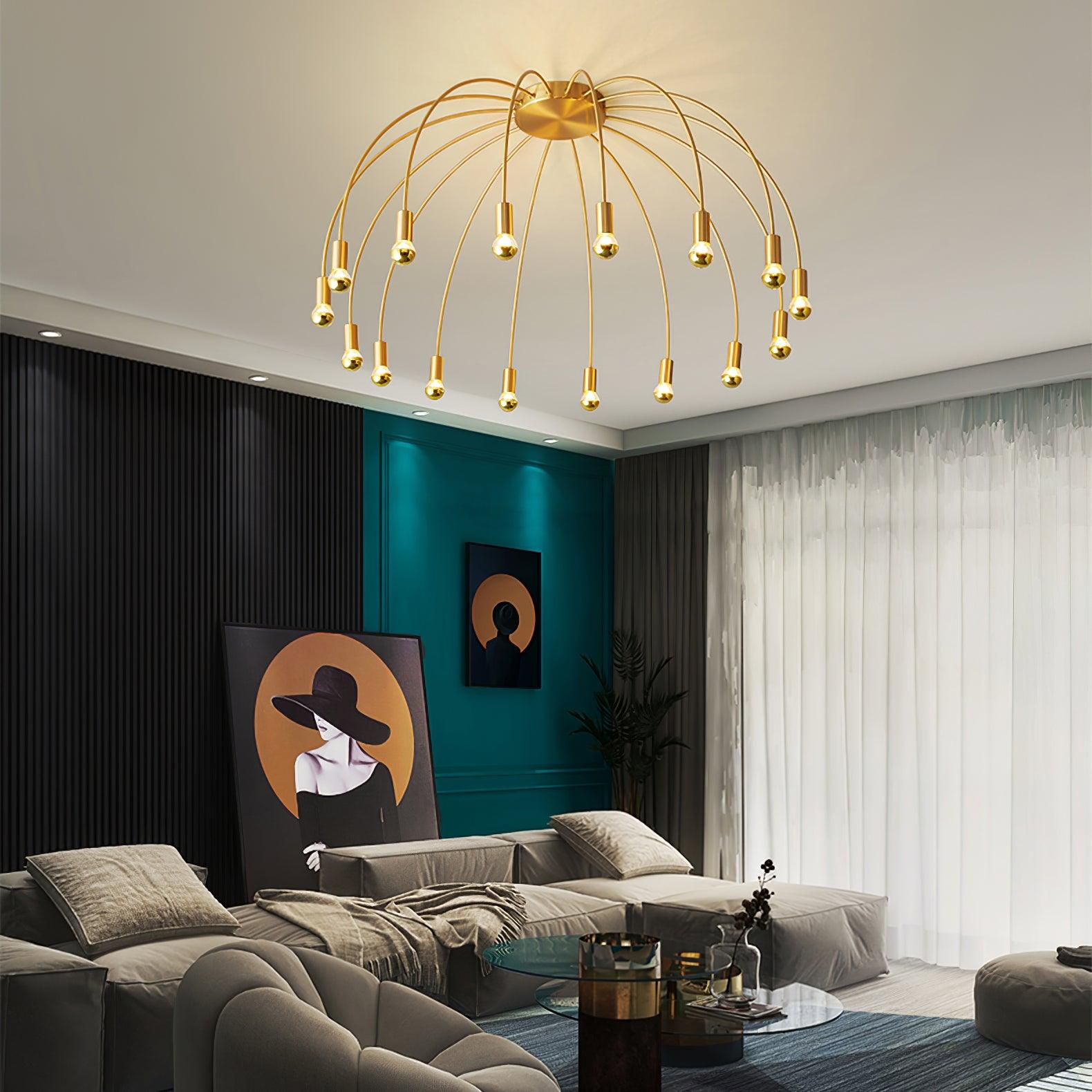 Sage Luxury Glass Ceiling Lamp - Blowlighting
