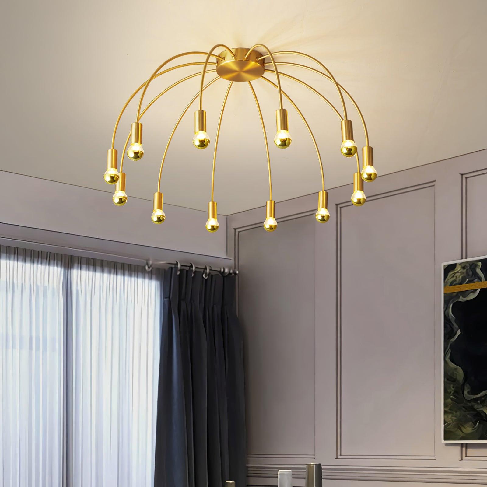 Sage Luxury Glass Ceiling Lamp - Blowlighting