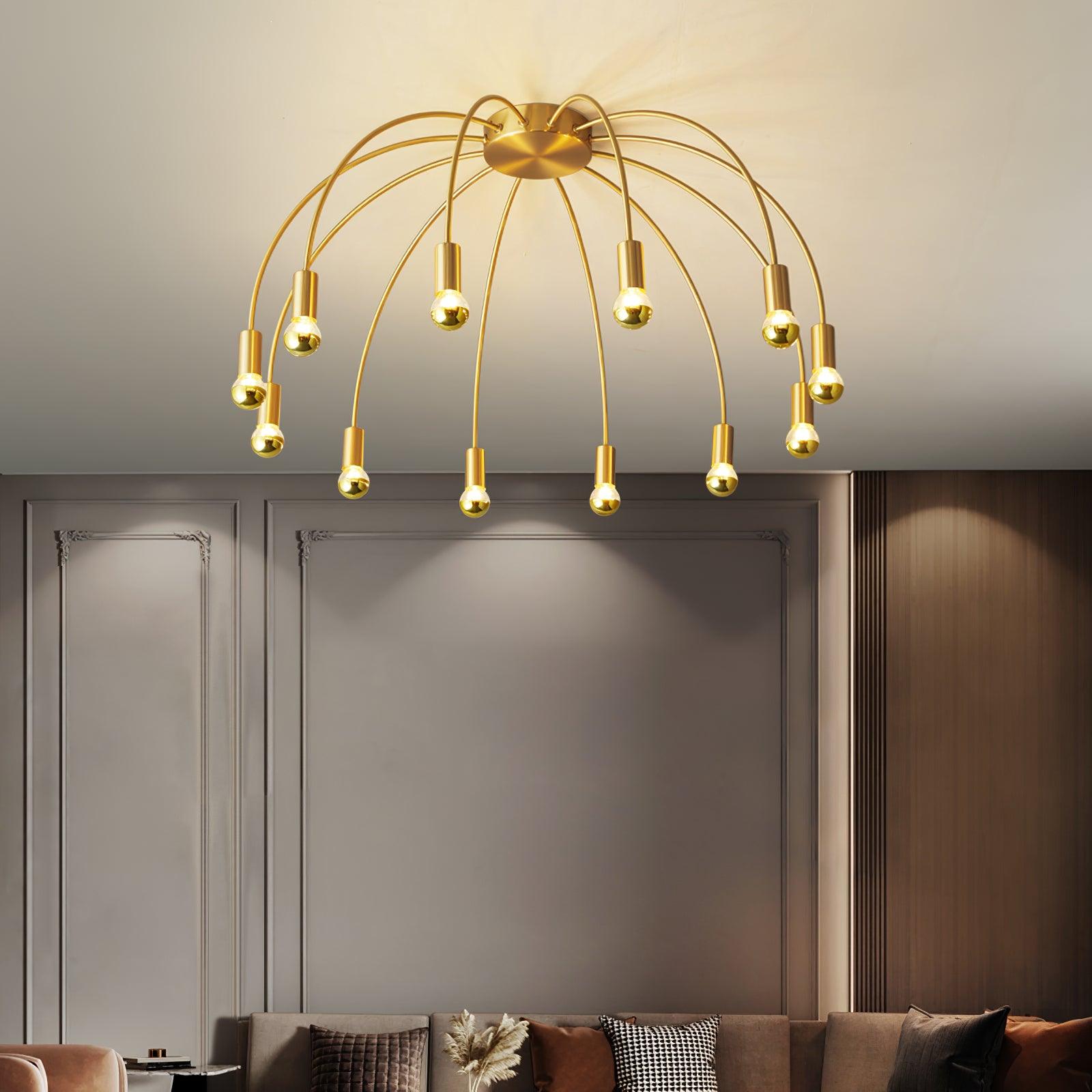 Sage Luxury Glass Ceiling Lamp - Blowlighting