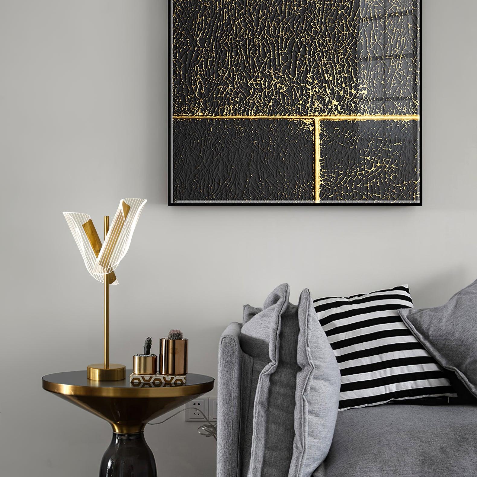 Remi Modern Metal Table Lamp - Blowlighting