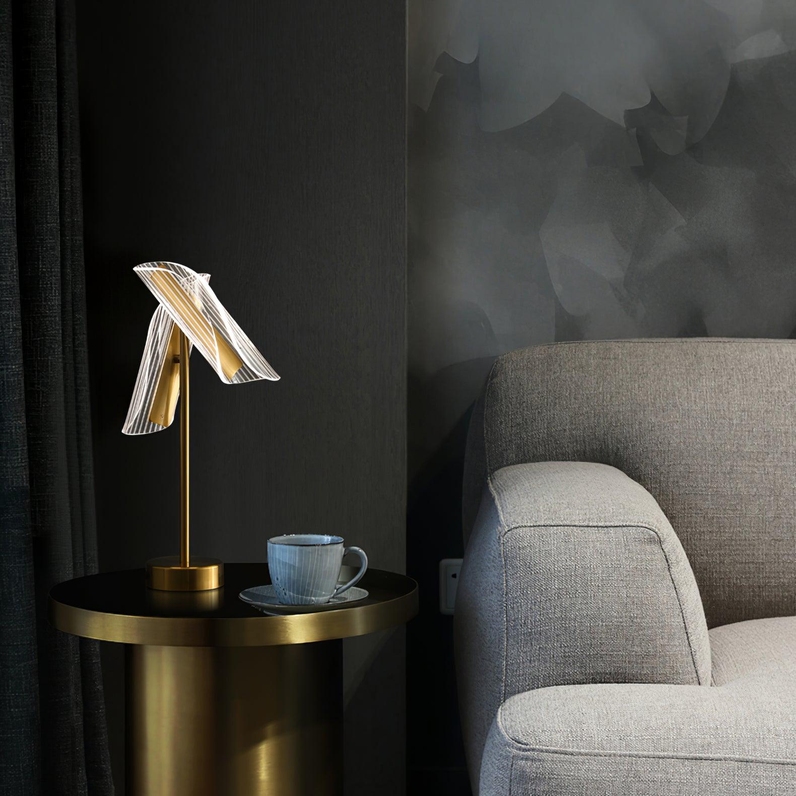 Remi Modern Metal Table Lamp - Blowlighting