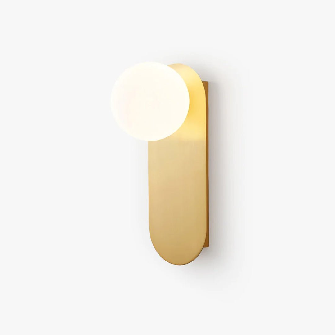 Flat Base Globe Sconce - Blowlighting
