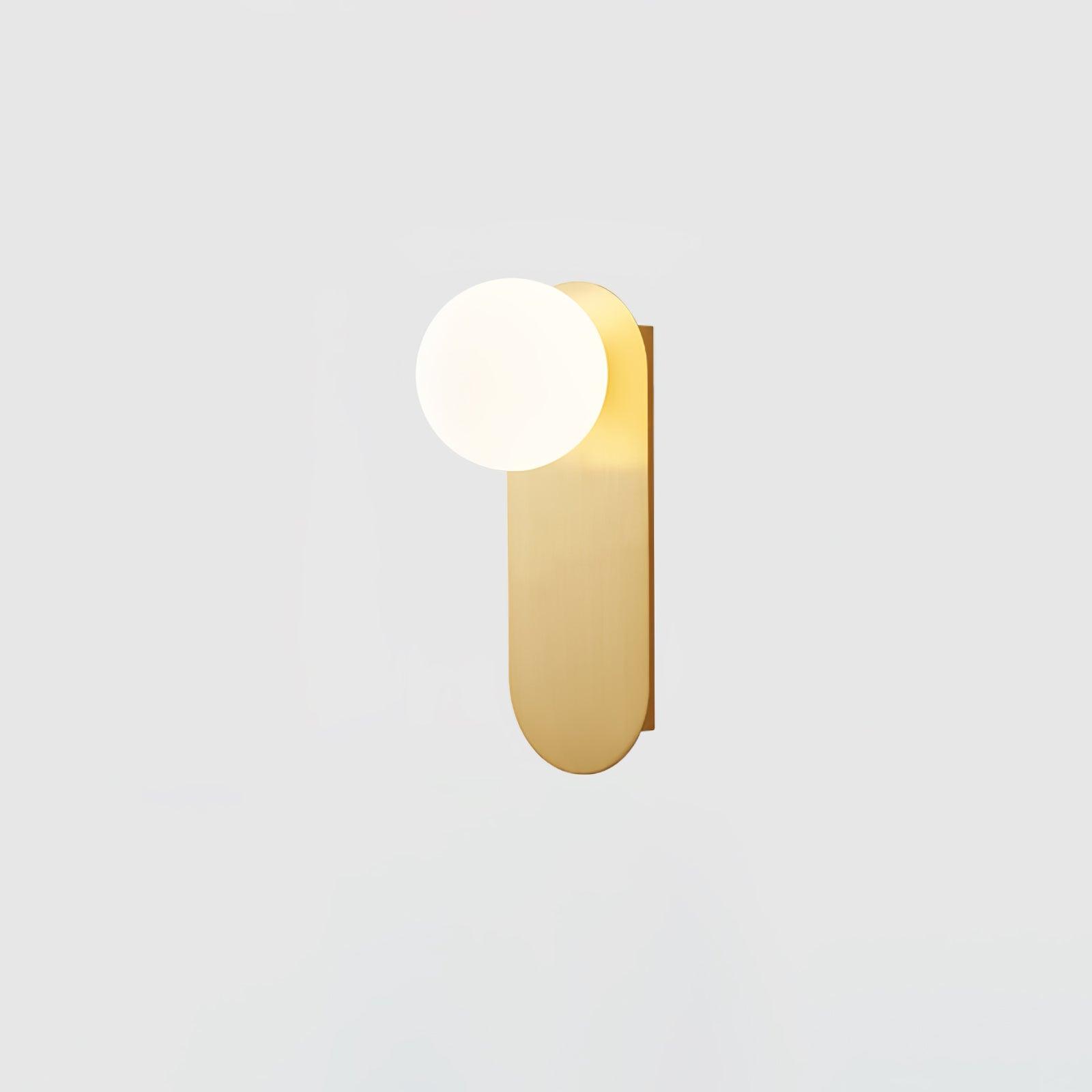 Flat Base Globe Sconce - Blowlighting