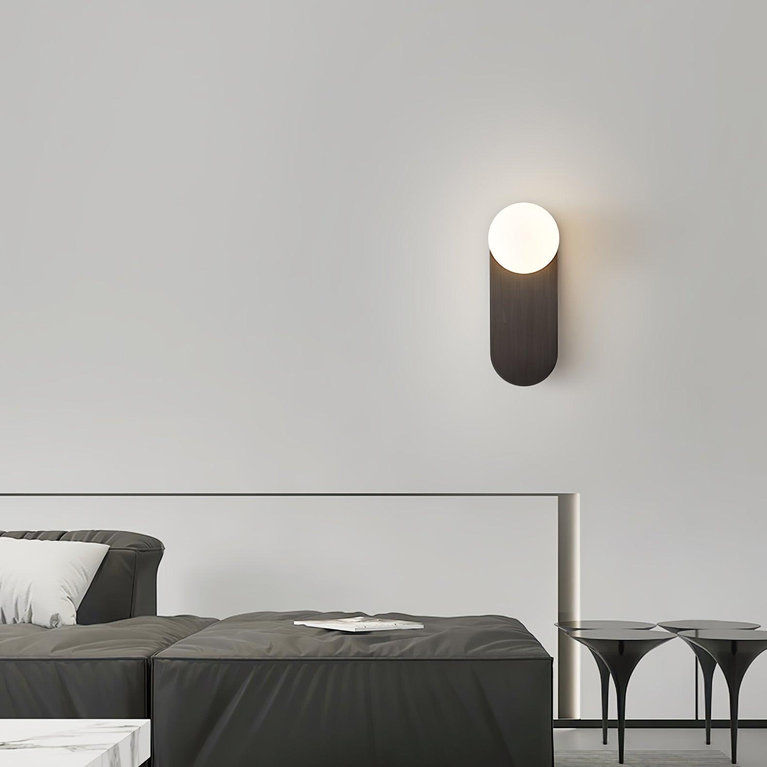Flat Base Globe Sconce - Blowlighting