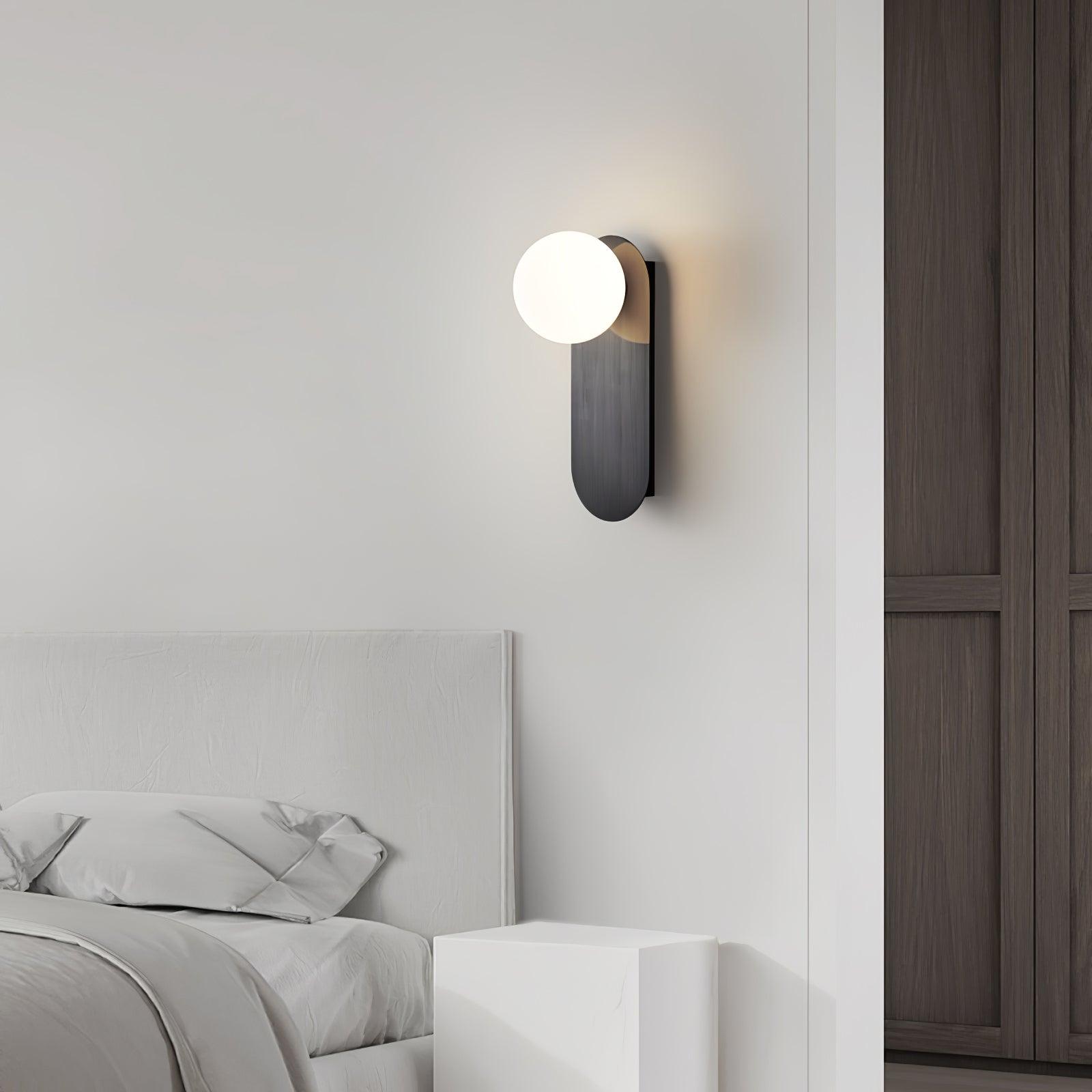 Flat Base Globe Sconce - Blowlighting