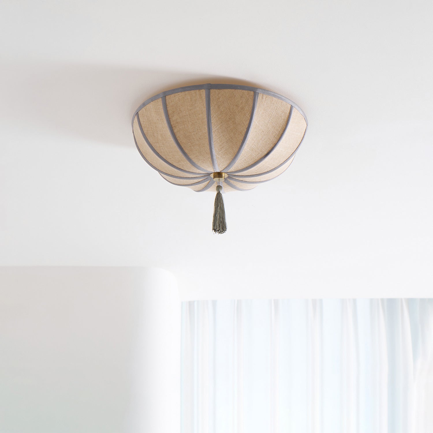 Fleur Oriental Fabric Ceiling Light