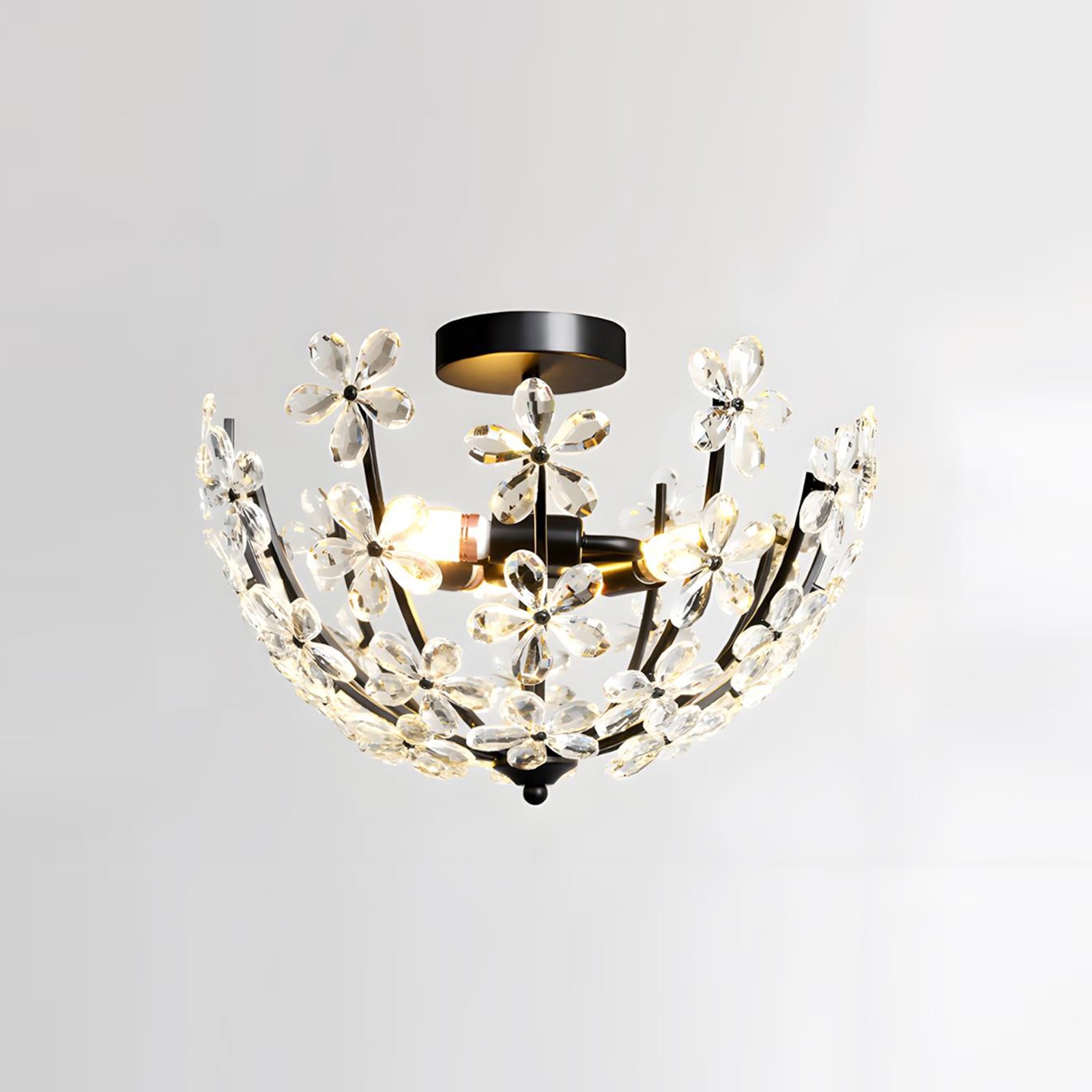 Fleurin Floral Glass Ceiling Light