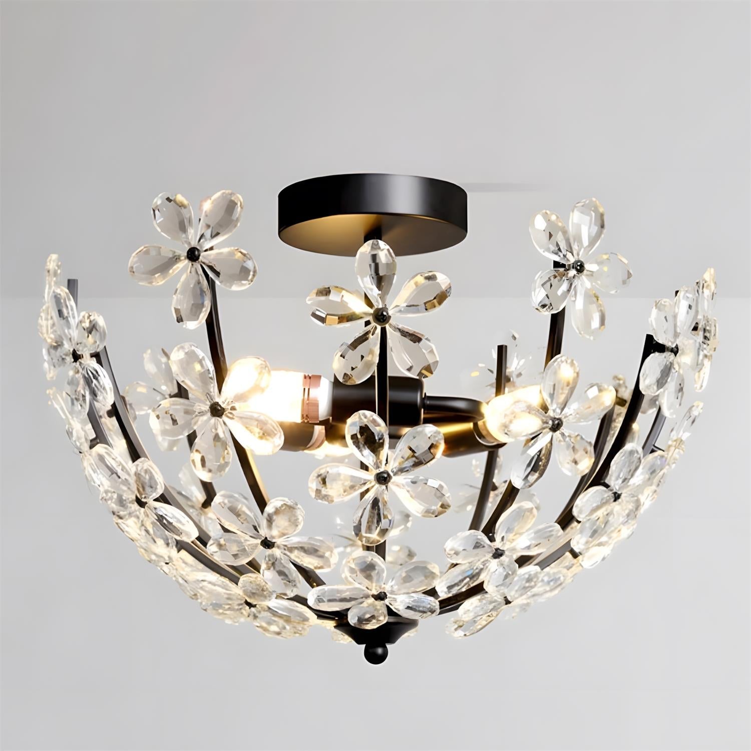 Fleurin Floral Glass Ceiling Light