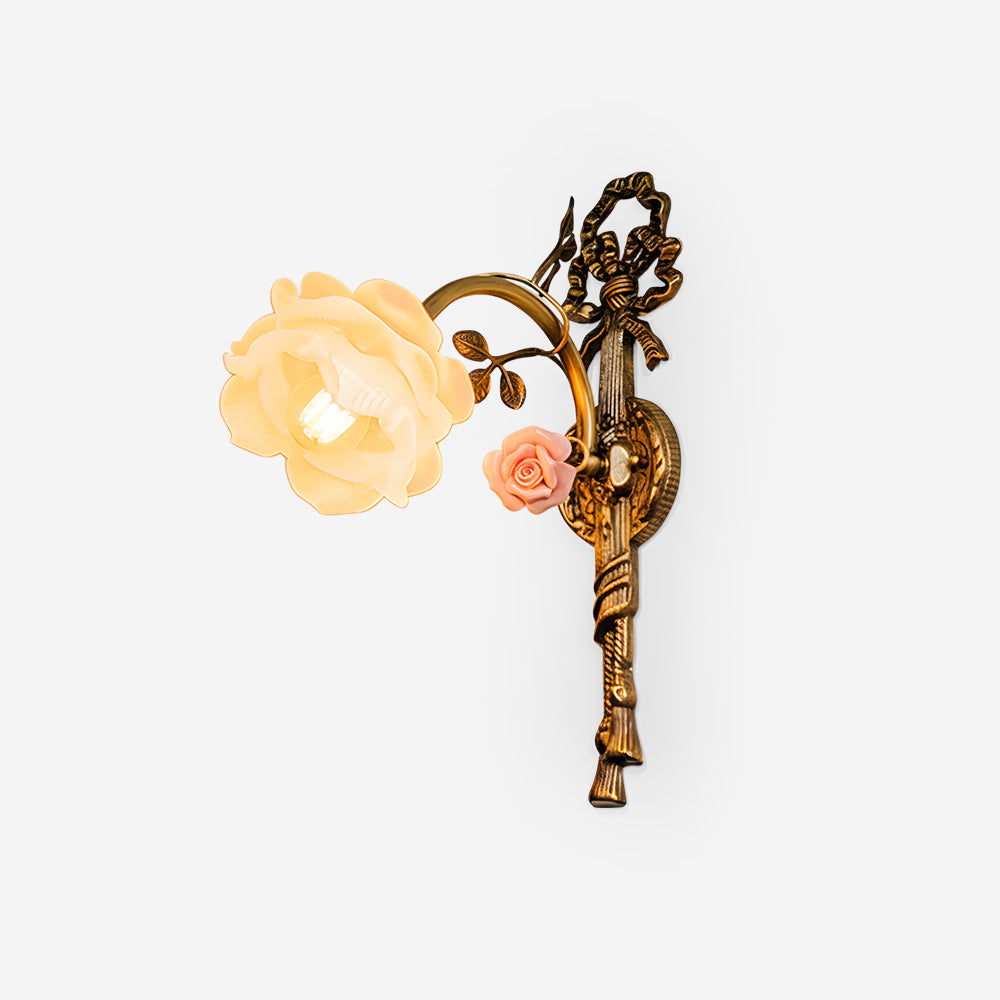 Marola Romantic Brass Wall Lamp