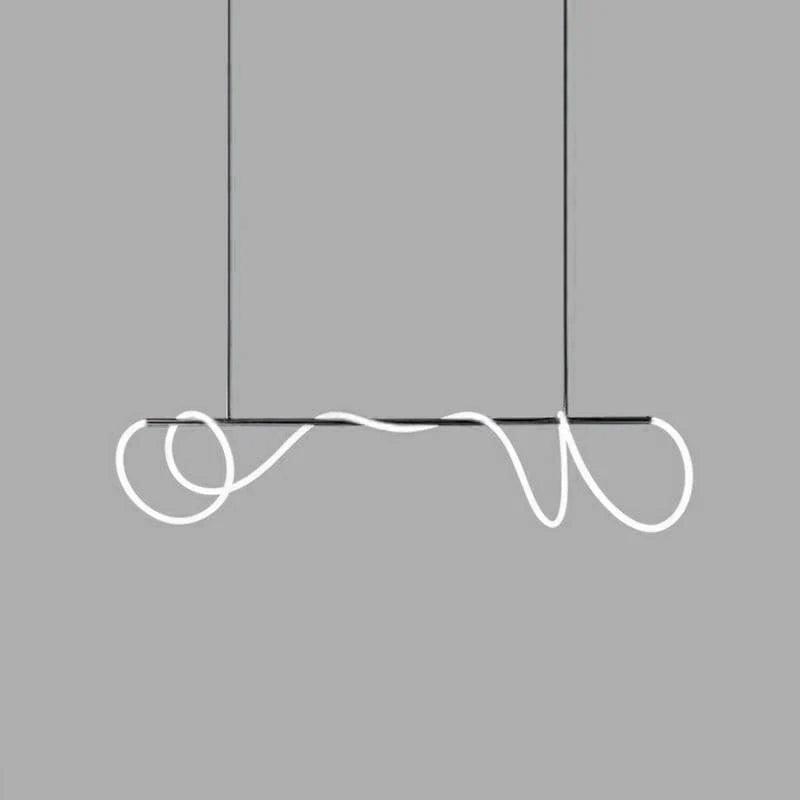Flexible Linear Curve Chandelier - Blowlighting