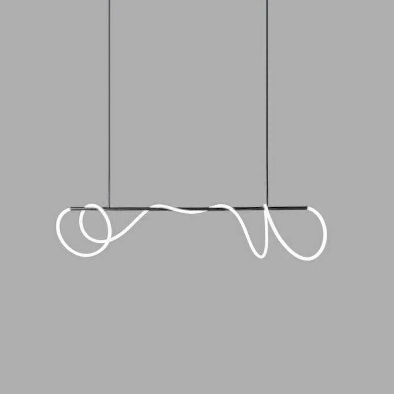 Flexible Linear Curve Chandelier - Blowlighting