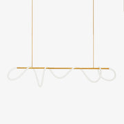 Flexible Linear Curve Chandelier - Blowlighting