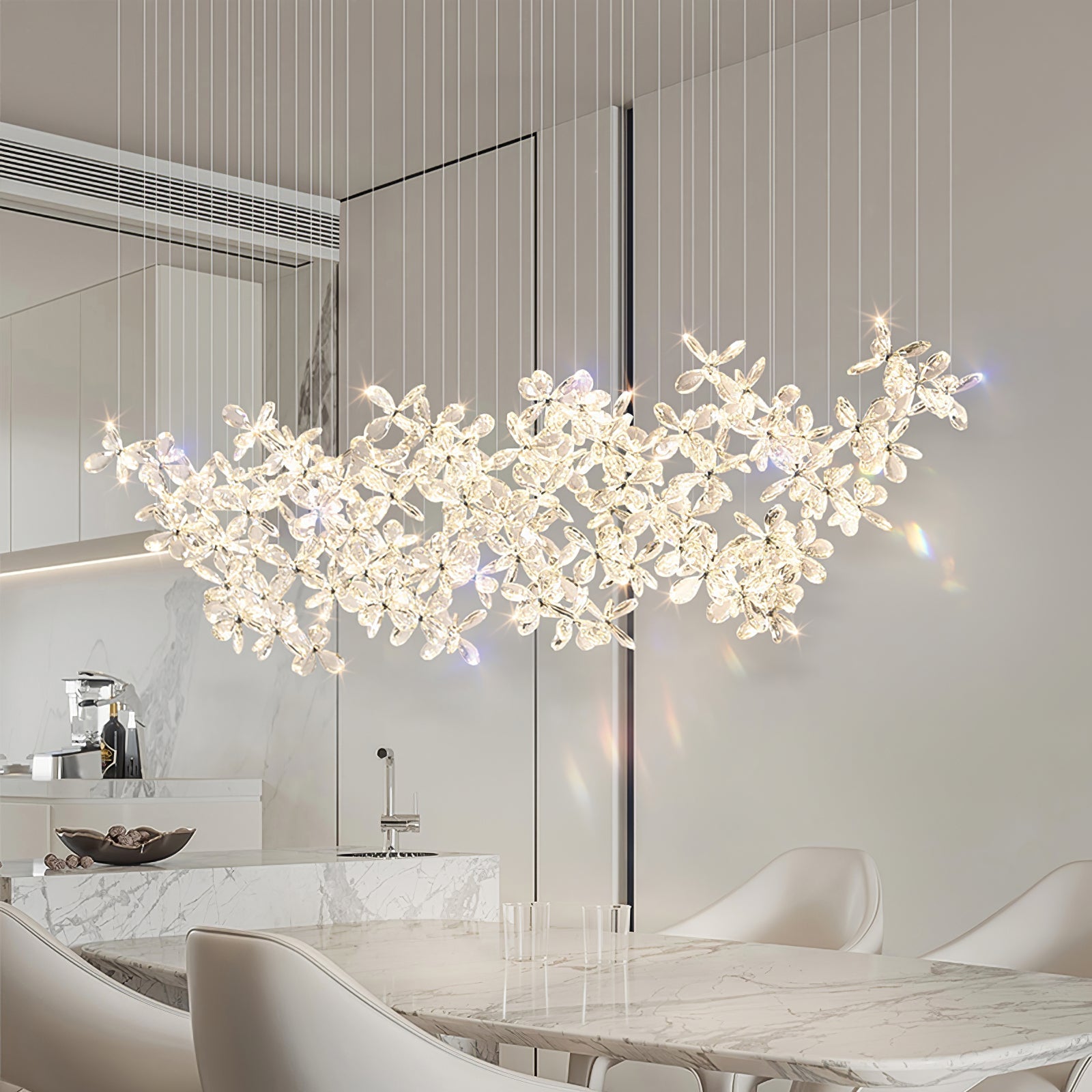Floating Butterfly Chandelier - Blowlighting