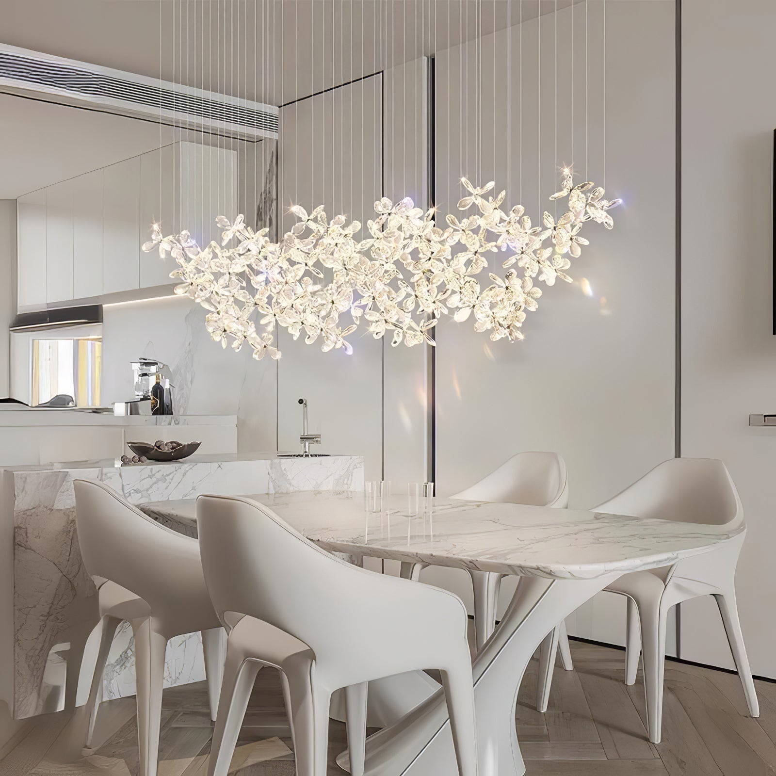 Floating Butterfly Chandelier - Blowlighting
