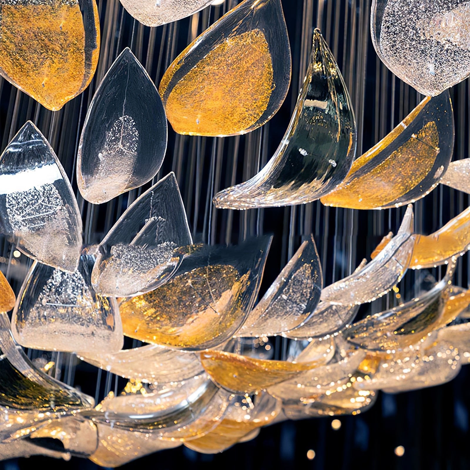 Avynen Crystal Petal Chandelier - Blowlighting