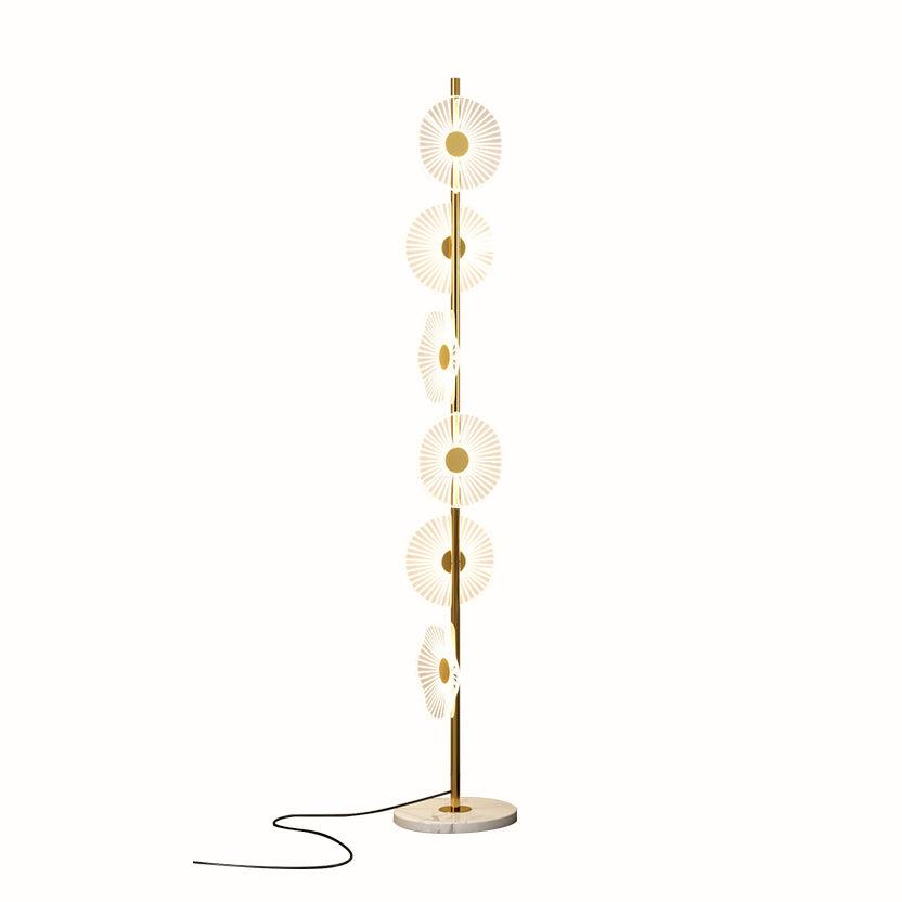 Solara Luxe Marble Floor Lamp - Blowlighting