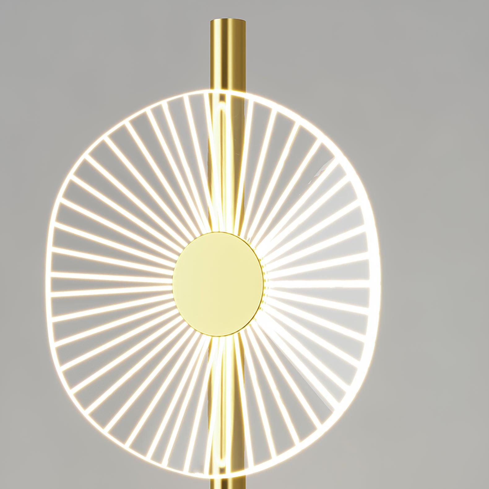 Solara Luxe Marble Floor Lamp - Blowlighting