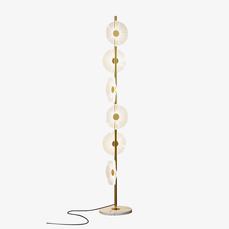 Solara Luxe Marble Floor Lamp - Blowlighting