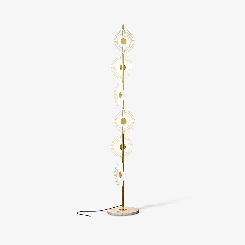 Solara Luxe Marble Floor Lamp - Blowlighting
