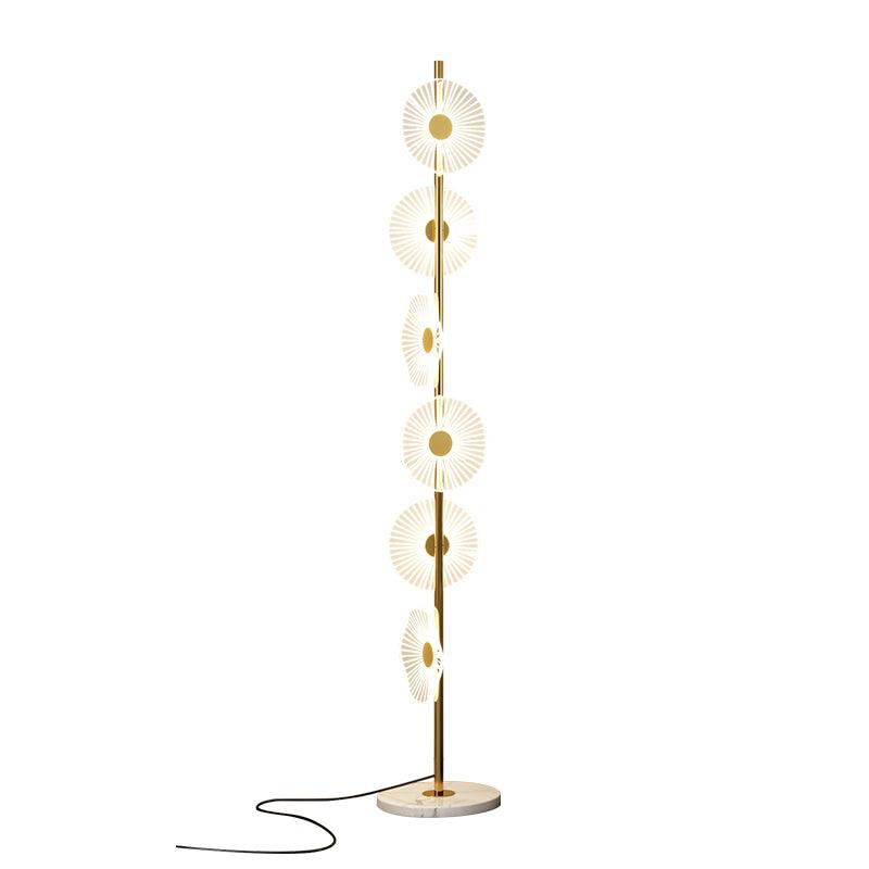 Solara Luxe Marble Floor Lamp - Blowlighting