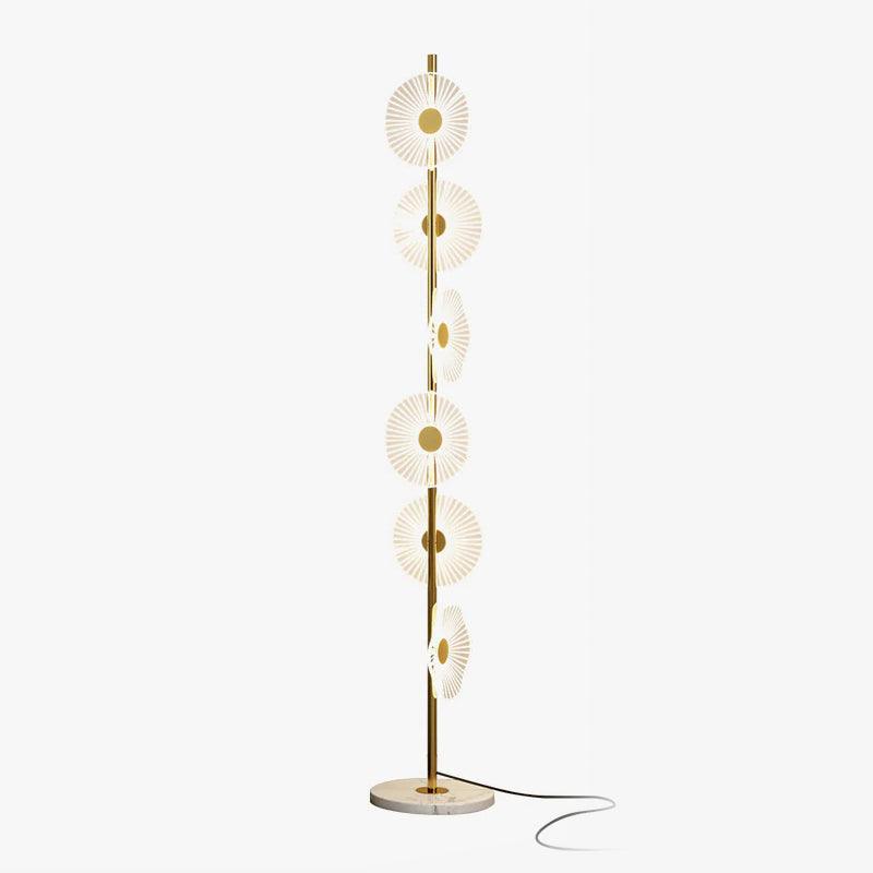 Solara Luxe Marble Floor Lamp - Blowlighting