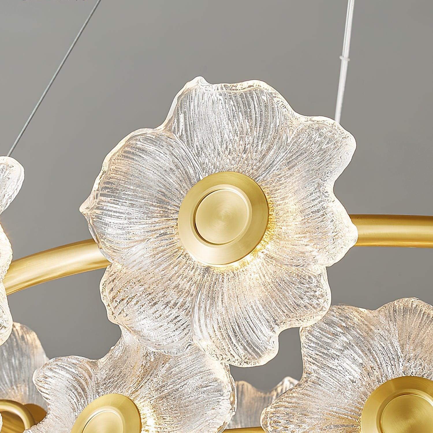 Flora Glass Chandelier - Blowlighting