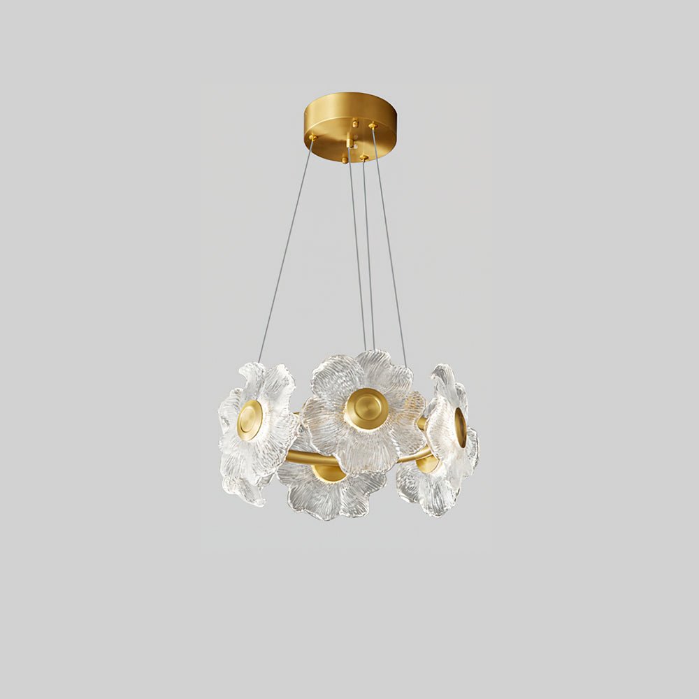 Flora Glass Chandelier - Blowlighting