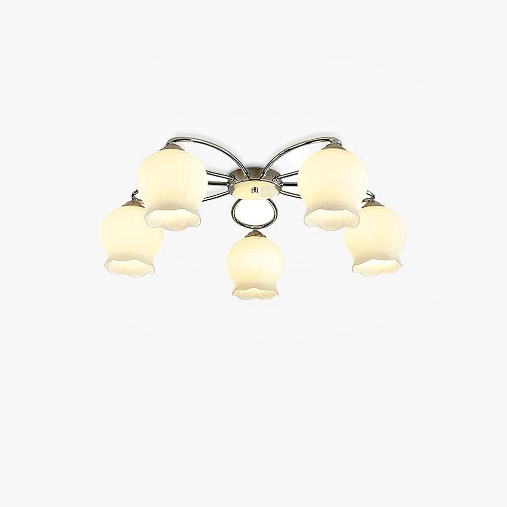 Floral Glass Ceiling Lamp - Blowlighting