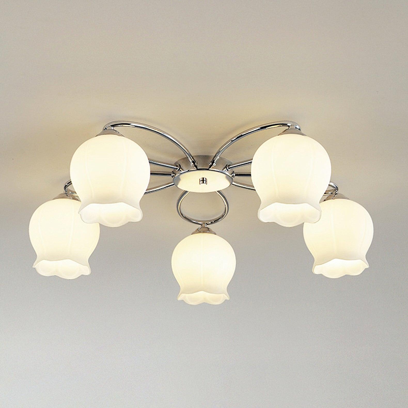 Floral Glass Ceiling Lamp - Blowlighting