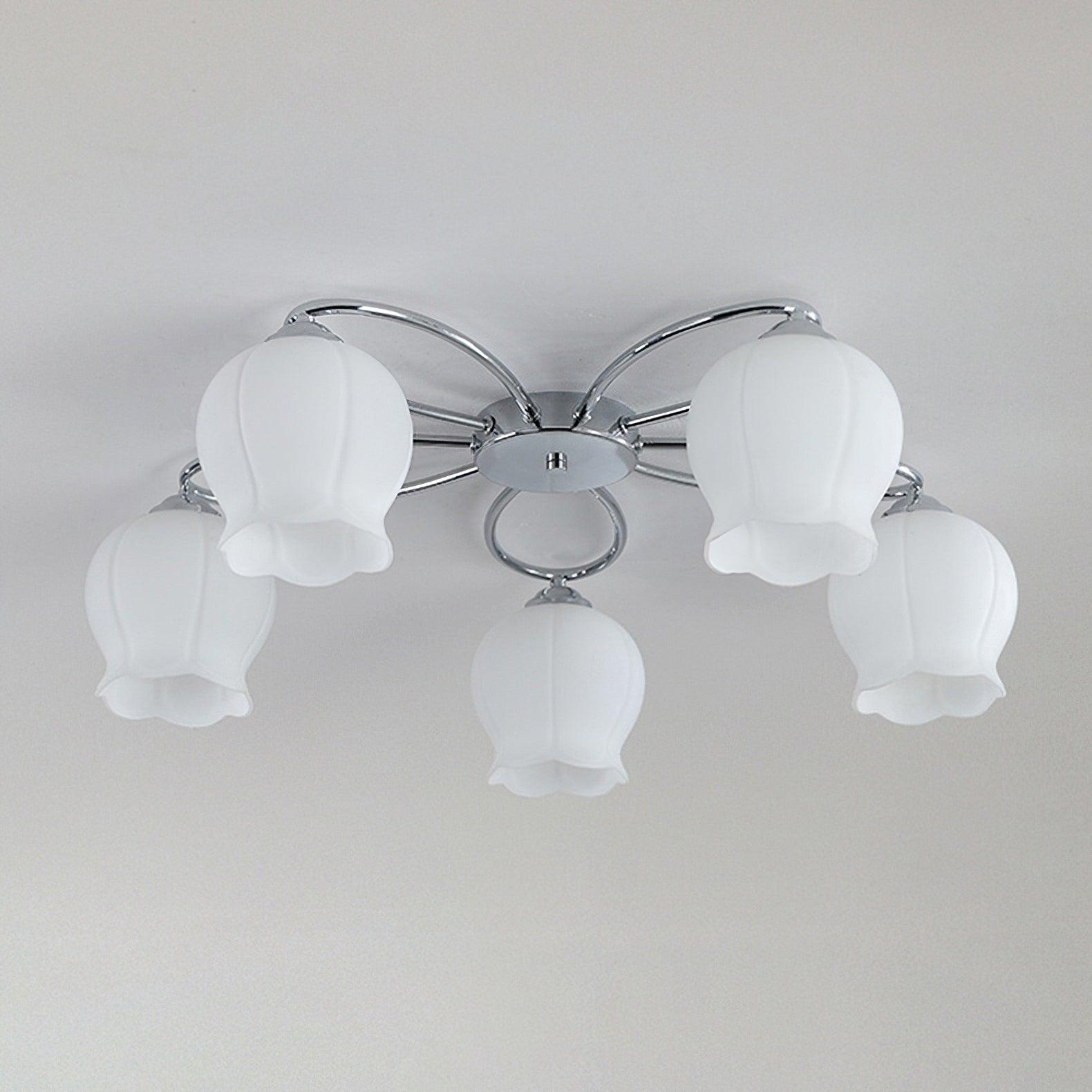 Floral Glass Ceiling Lamp - Blowlighting