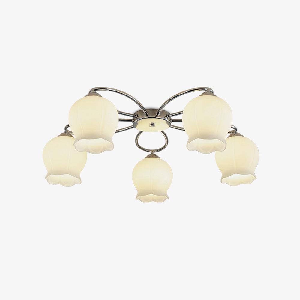 Floral Glass Ceiling Lamp - Blowlighting