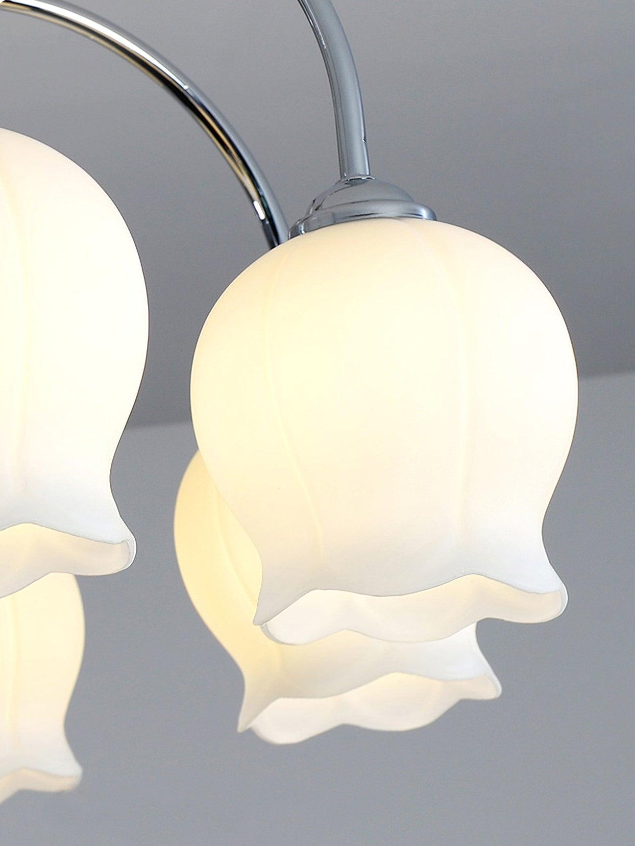 Aurora Chandelier Floral Glass - Blowlighting