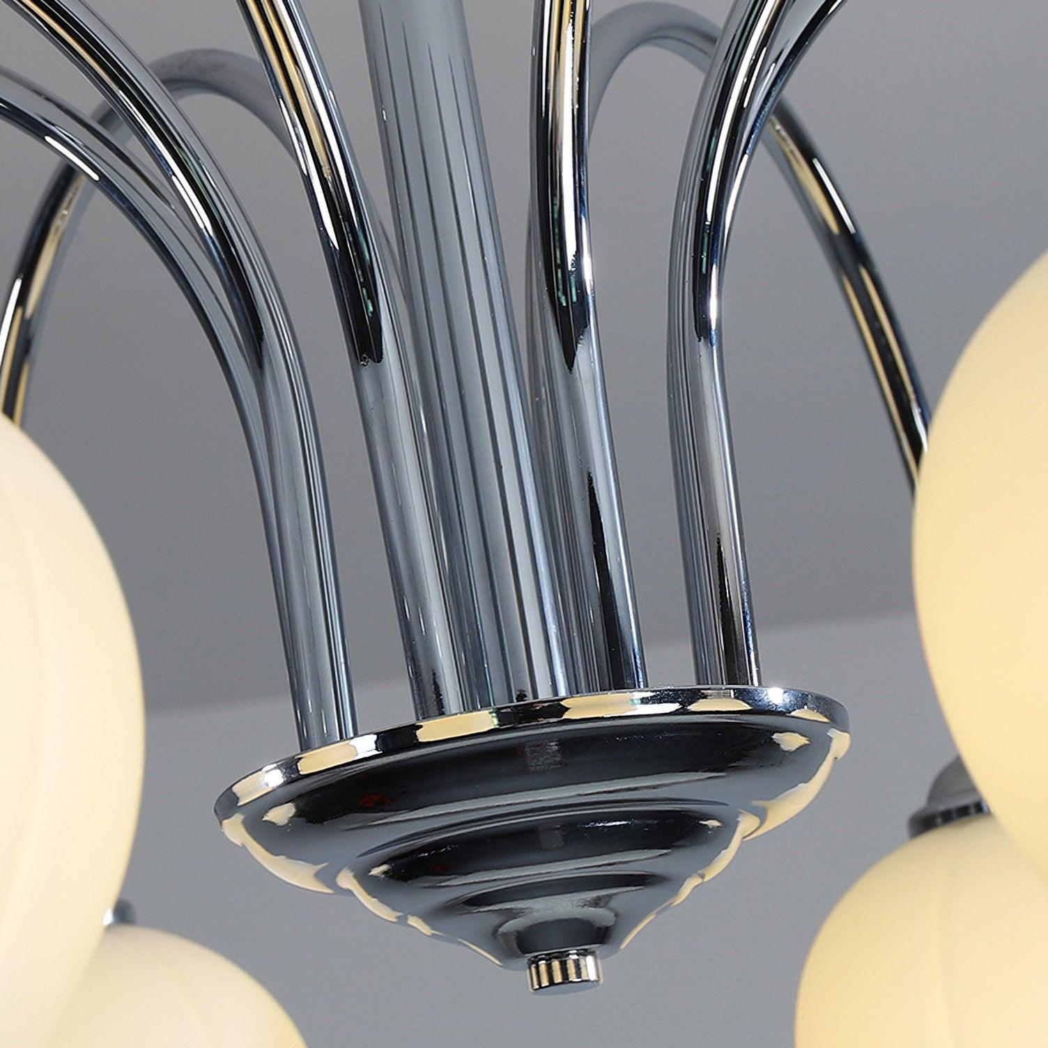 Aurora Chandelier Floral Glass - Blowlighting