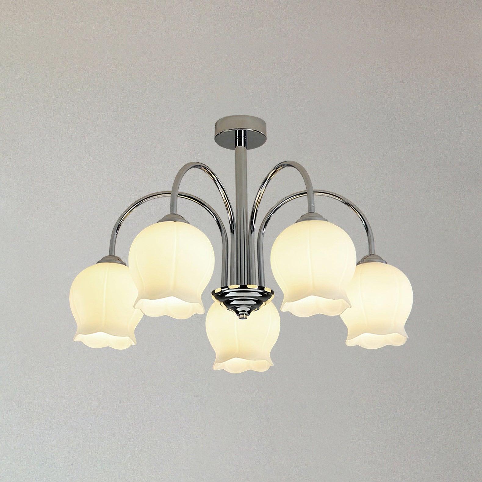 Aurora Chandelier Floral Glass - Blowlighting